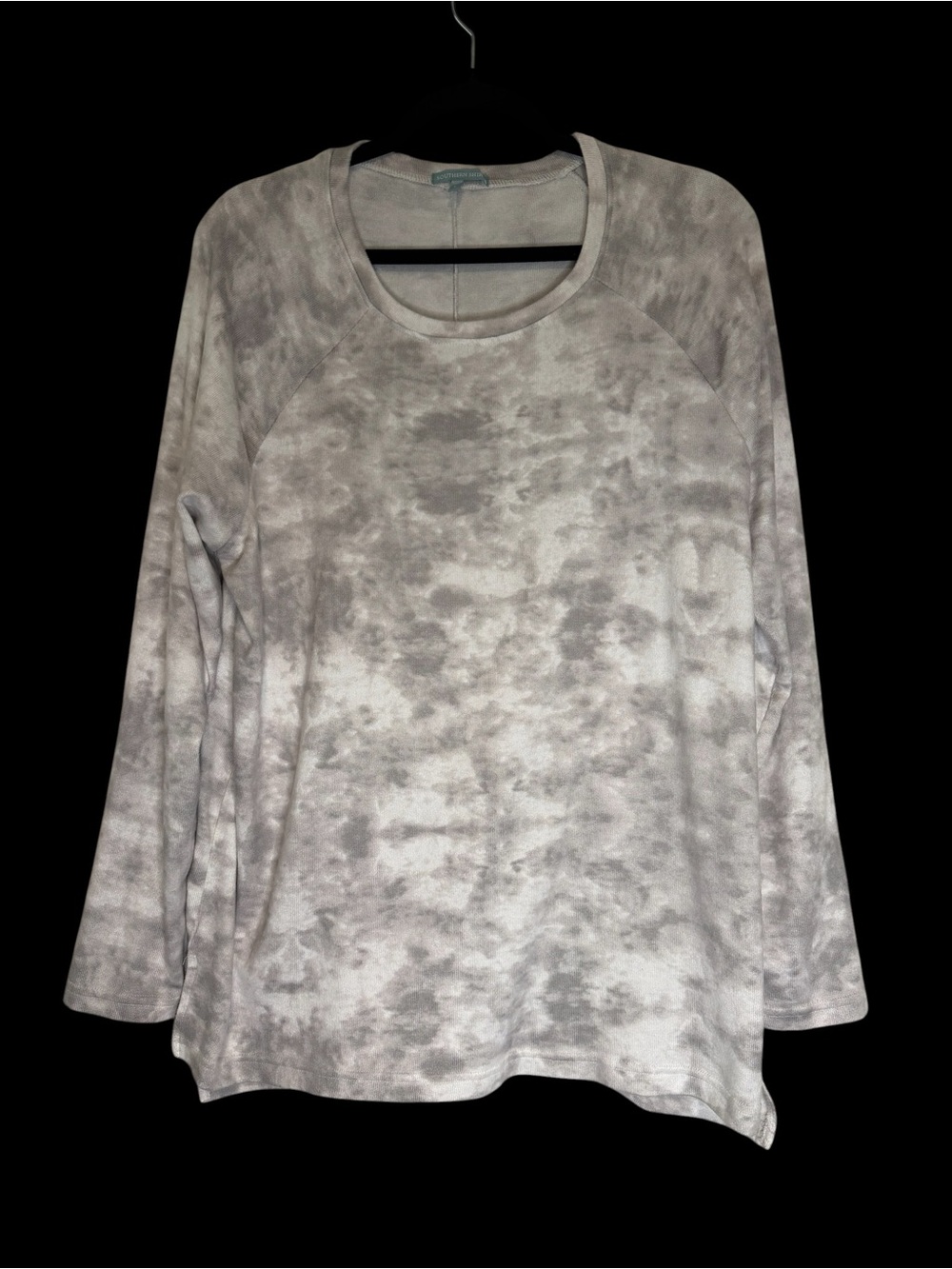 Southern Shirt Ladies' Gray Tie-Dye Long Sleeve Top